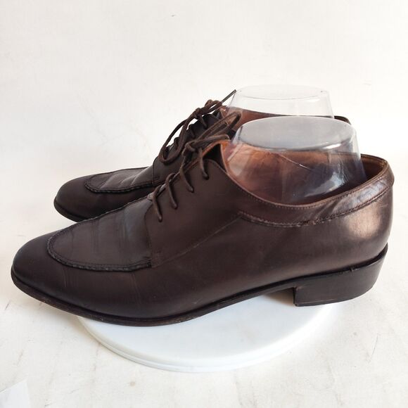Bally Oxford Brogues Flats Womens 10 / 40.5  Leather Lace Up Adige Italy Vintage - Picture 6 of 14